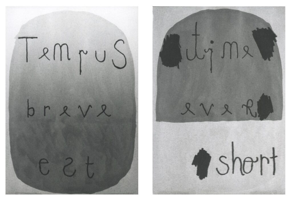 Katja Mater TempuS breve est | time ever short, 2023